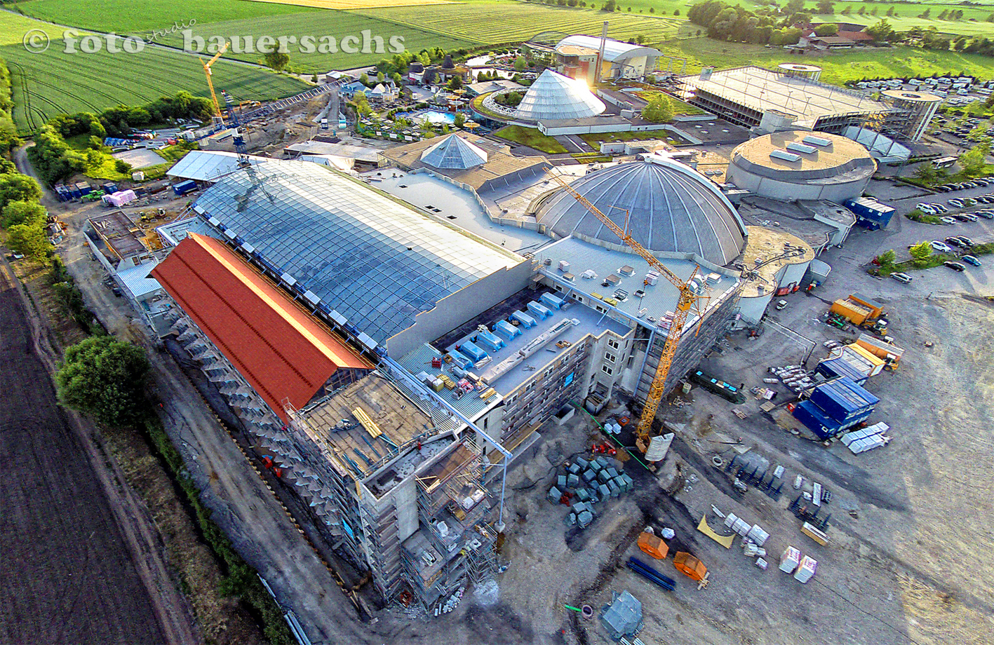 Therme Erding  Baustelle Hotel